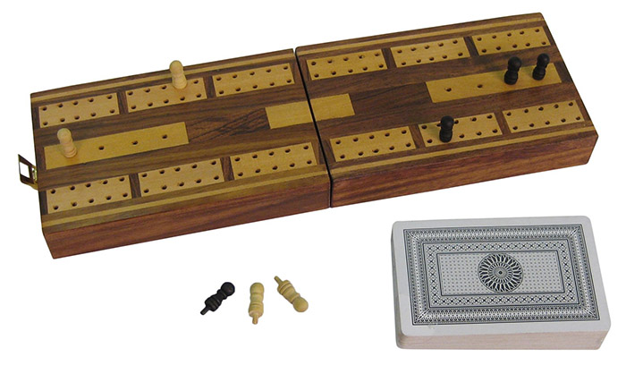 Cribbage Board/Box With Cards